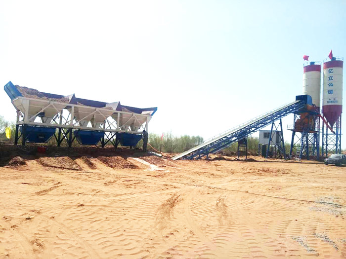 鄂爾多斯JS1500攪拌機使用（yòng）現場