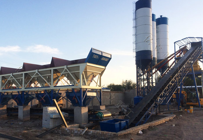 攪拌站生產現場