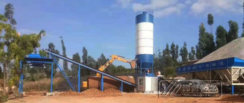 小型混凝土攪拌站用戶現場（chǎng）