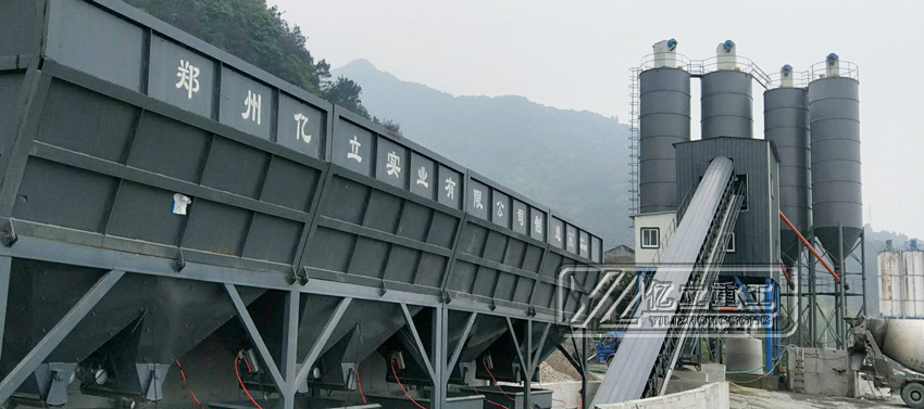 全封閉主機樓攪拌站設備