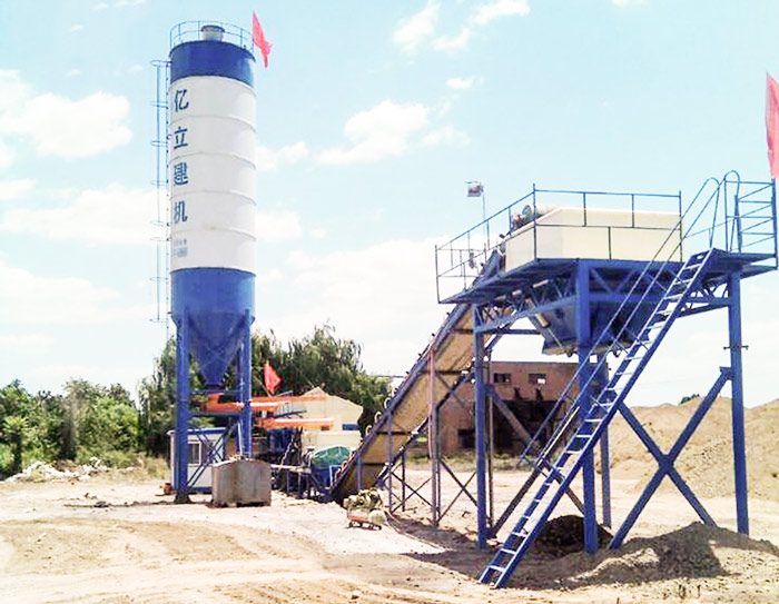 穩定土拌和站用戶使用現場實拍