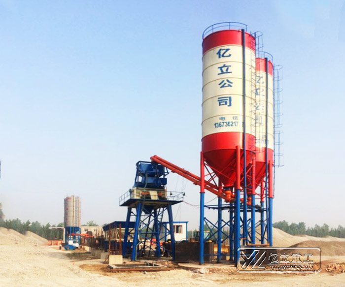 75混凝土攪拌站用戶案例現場