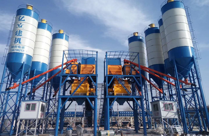 混凝土攪拌（bàn）站用戶現場實拍