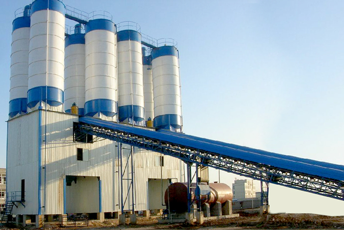 臥軸混凝土攪拌機（jī）應（yīng）用在HZS係列（liè）混凝土攪（jiǎo）拌站中