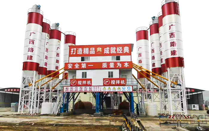 大型混凝土攪拌設備用戶實拍