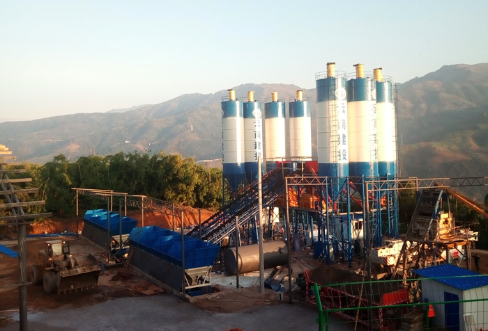 商混站_混凝土生產現場(chǎng)實拍