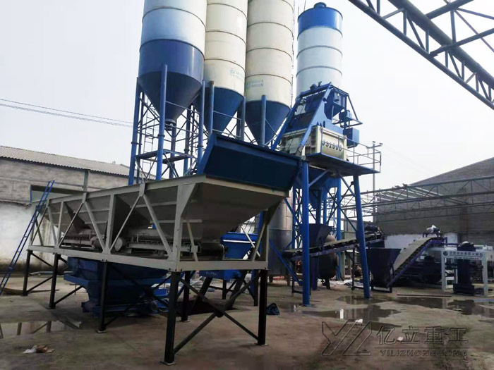 混凝土攪拌站設備_用戶現場實拍