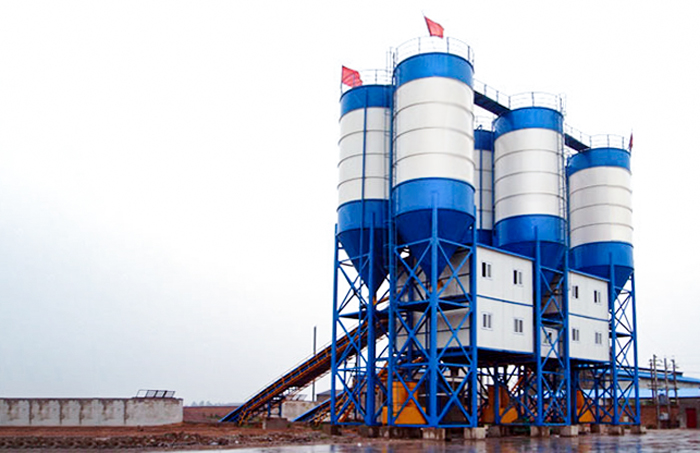 環（huán）保混凝土攪拌站設備用戶（hù）現場