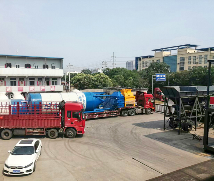 混凝土攪拌站設備發貨實拍