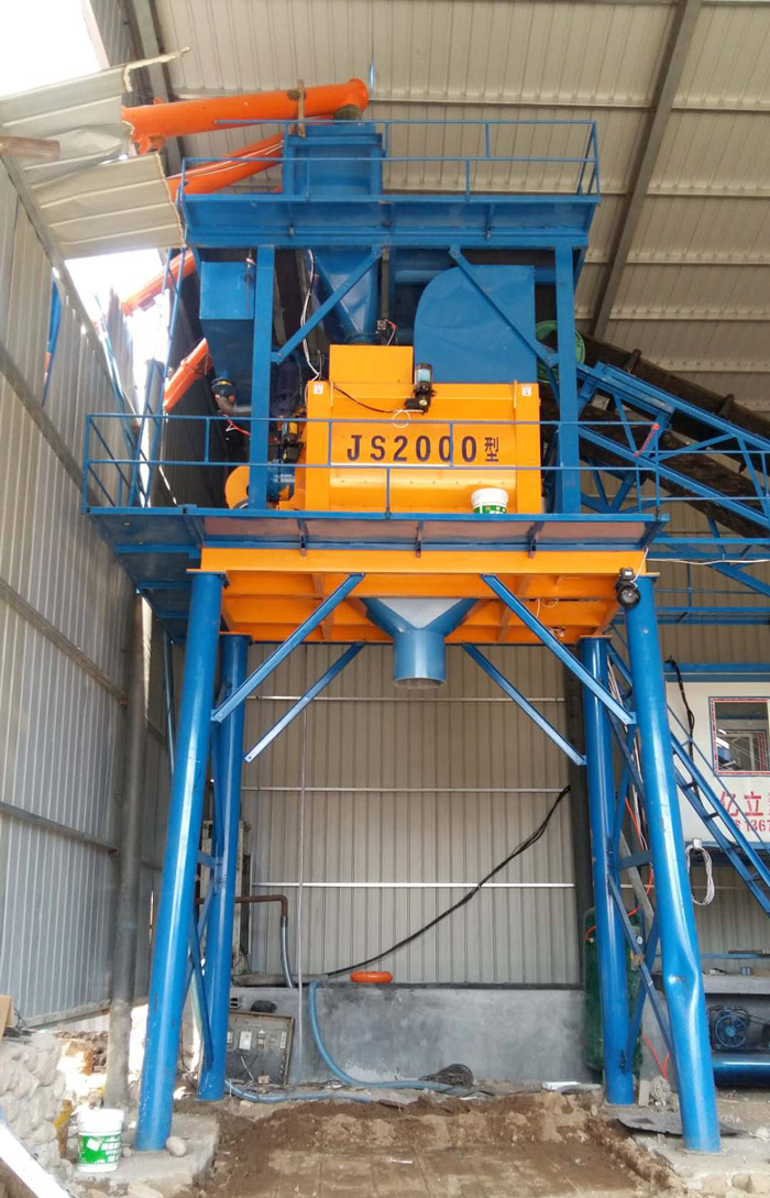 120混凝土攪拌站攪拌主機