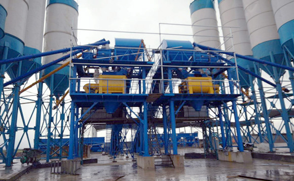 混凝土攪拌站雙機站