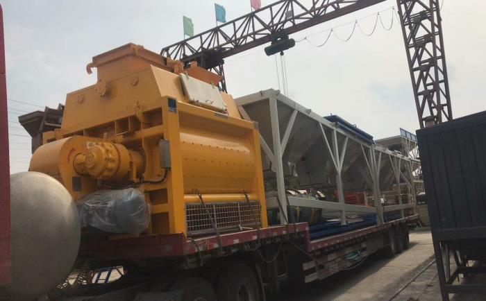 小型混凝土攪拌站發貨