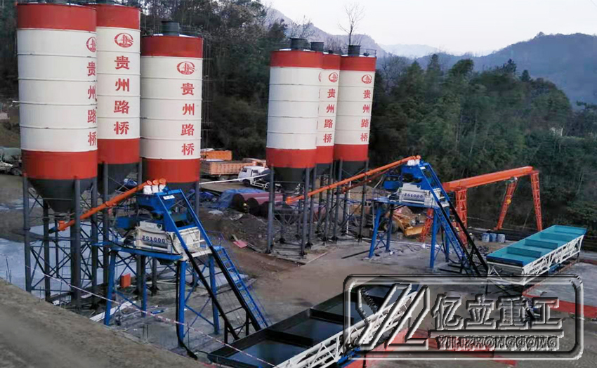 重慶50混凝土攪拌站用戶（hù）現場