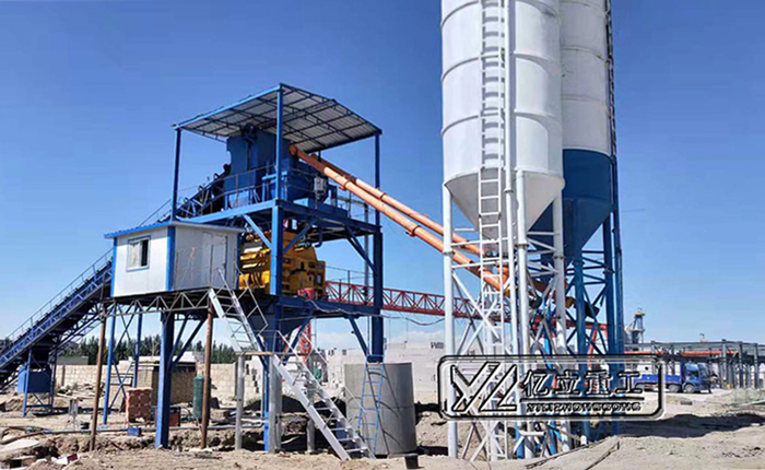 混凝土攪拌機用戶現場