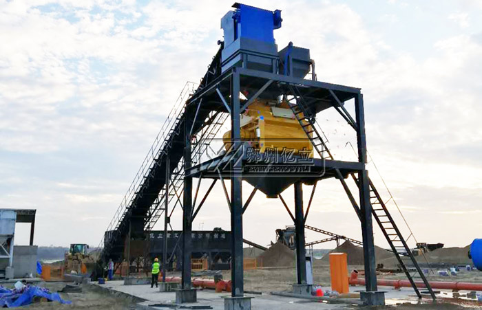 混凝土攪（jiǎo）拌機_攪拌站