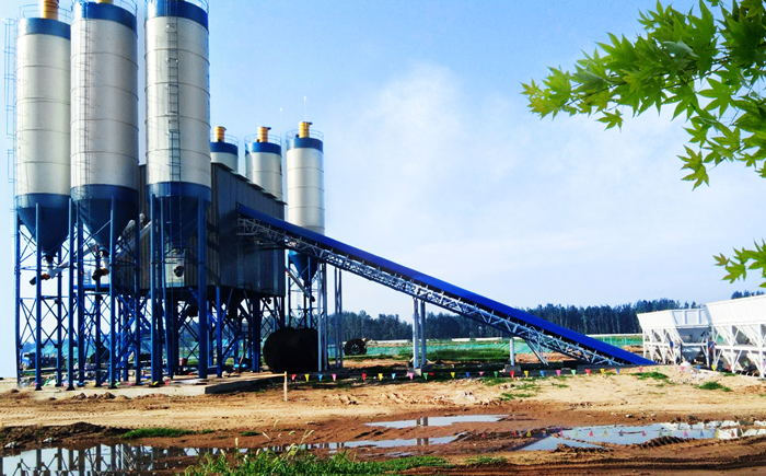 混凝土攪拌站用（yòng）戶生產現場