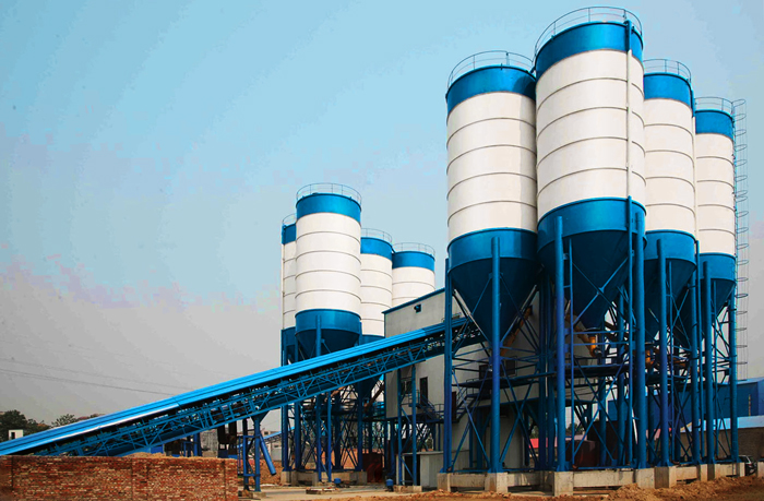 大型商品混凝土（tǔ）生產設備用戶現場（chǎng）