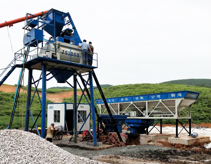 JS1000混凝土攪拌站攪拌（bàn）機_廠（chǎng）家直供